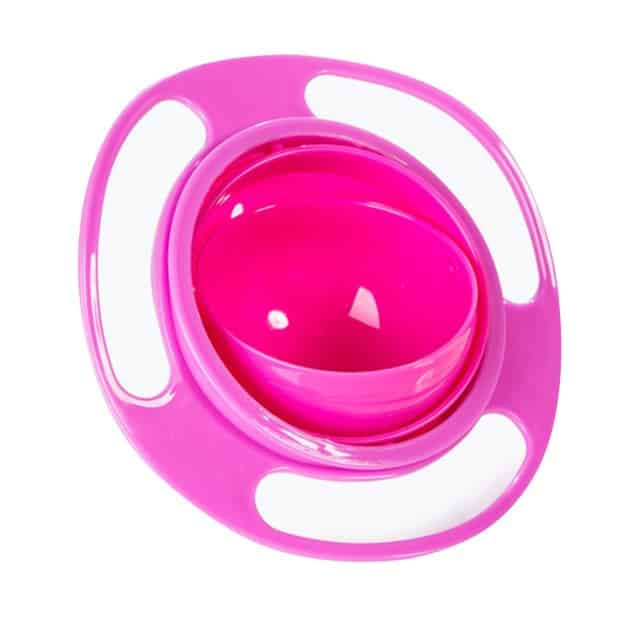 Baby Snack Cup Spill Proof Bowls, Easy to Hold for Baby & Toddler, Removable Lid, Easy to Clean,Pink, Size: 7