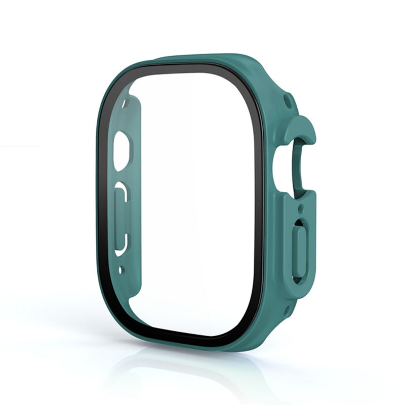 Official Green Apple Watch Ultra 49mm Case & Tempered Protector