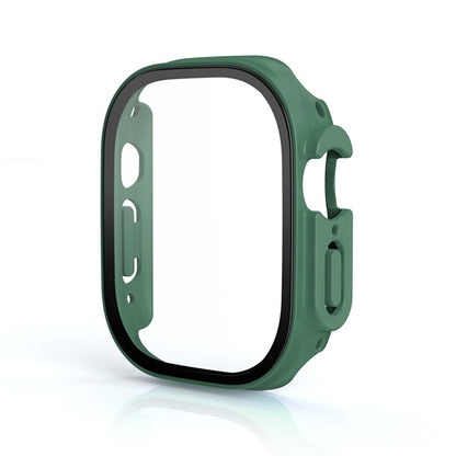 Army Green Apple Watch Ultra 49mm Case & Tempered Protector
