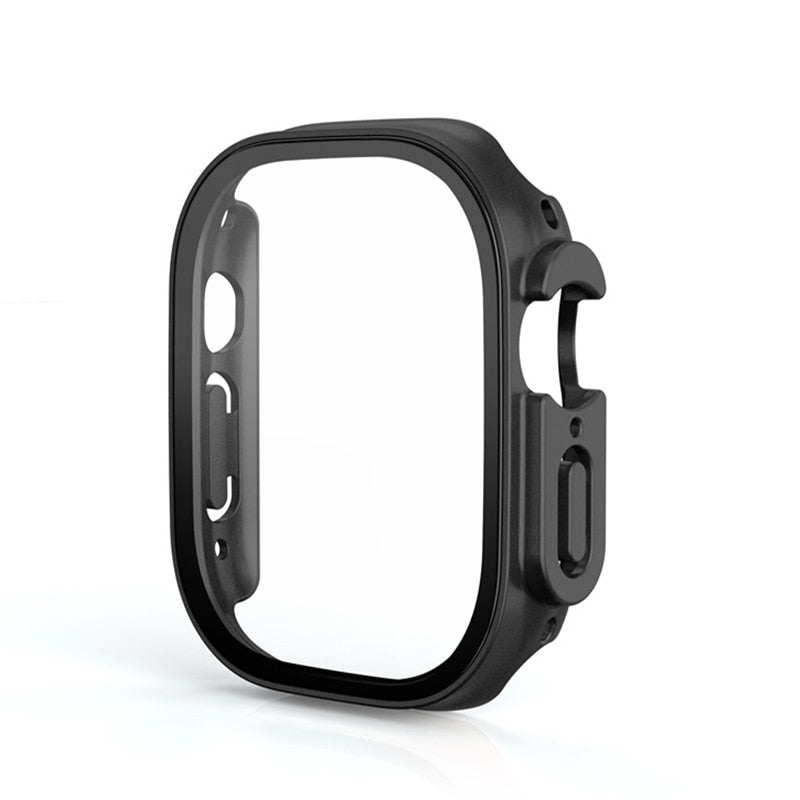 Official Black Apple Watch Ultra 49mm Case & Tempered Protector