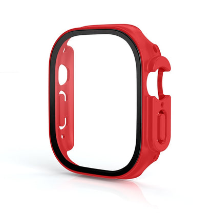 Red Apple Watch Ultra 49mm Case & Tempered Protector