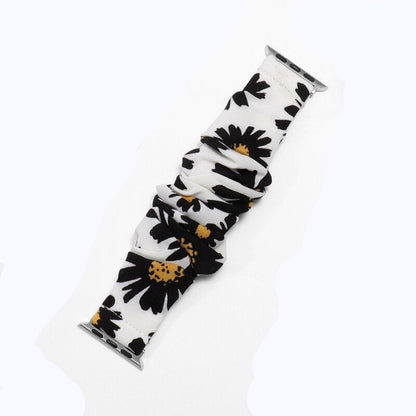 Scrunchie Strap for Apple Watch: Elastic Braided Nylon Loop Bracelet