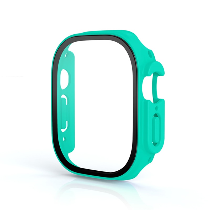 Light Green Apple Watch Ultra 49mm Case & Tempered Protector