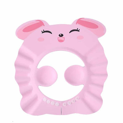 Infant ear protection with baby shower cap