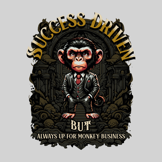 Success Driven Monkey Unisex Graphic Tee