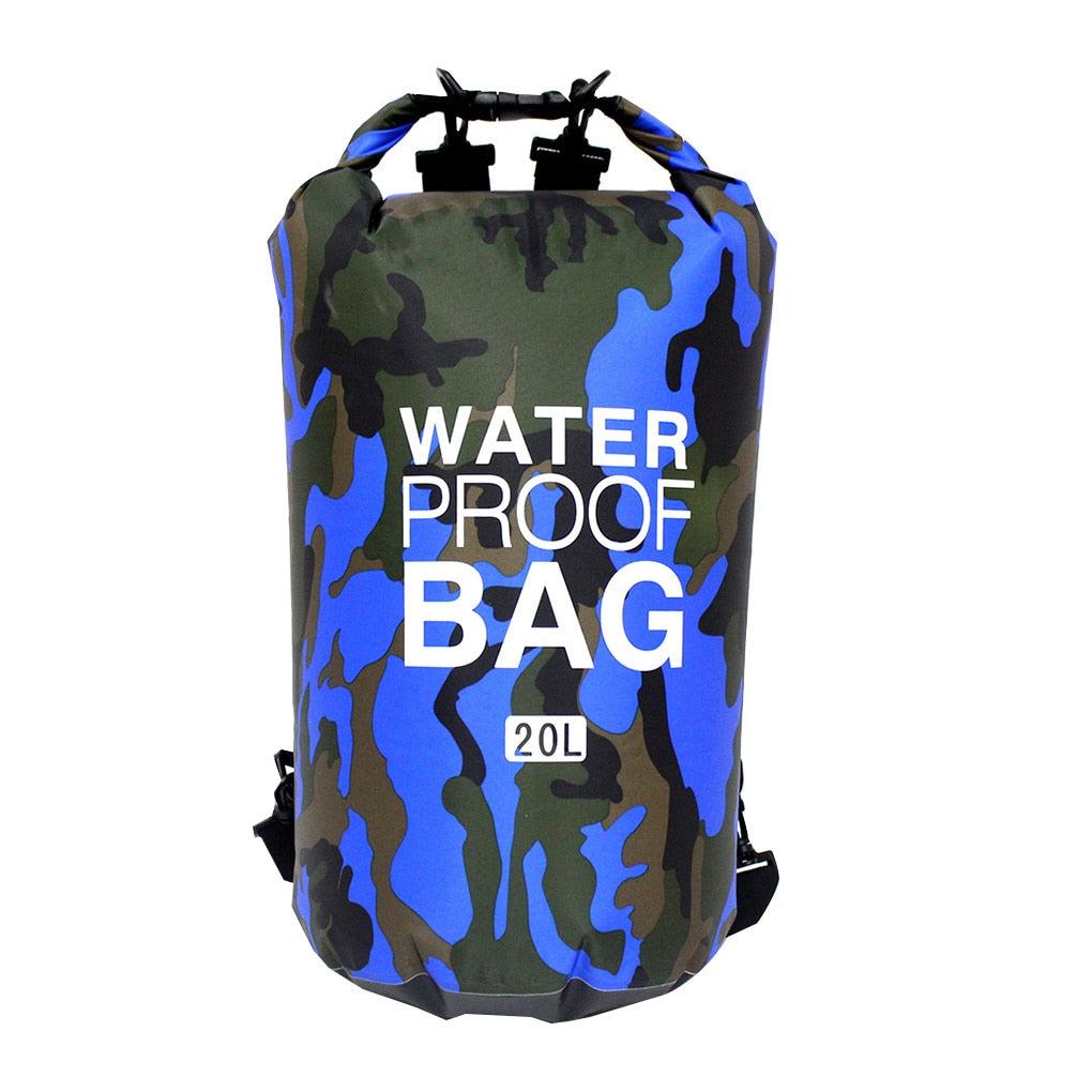20L PVC Waterproof Dry Bag for Rafting and Beach Trips
