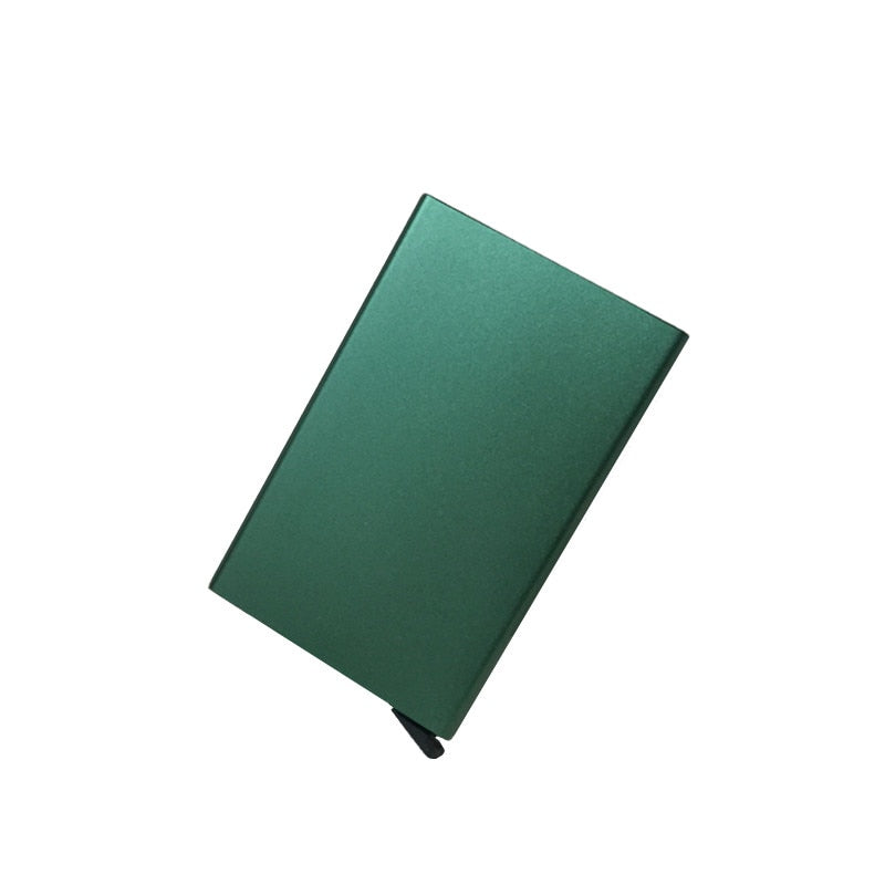 Keep Your Cards Safe with Our Aluminum Card Holder - Green