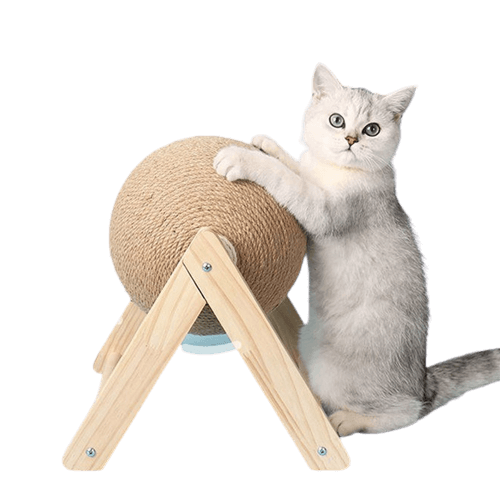 Cat Scratching Ball Toy - Protect Your Furniture with this Fun and Durable Toy
