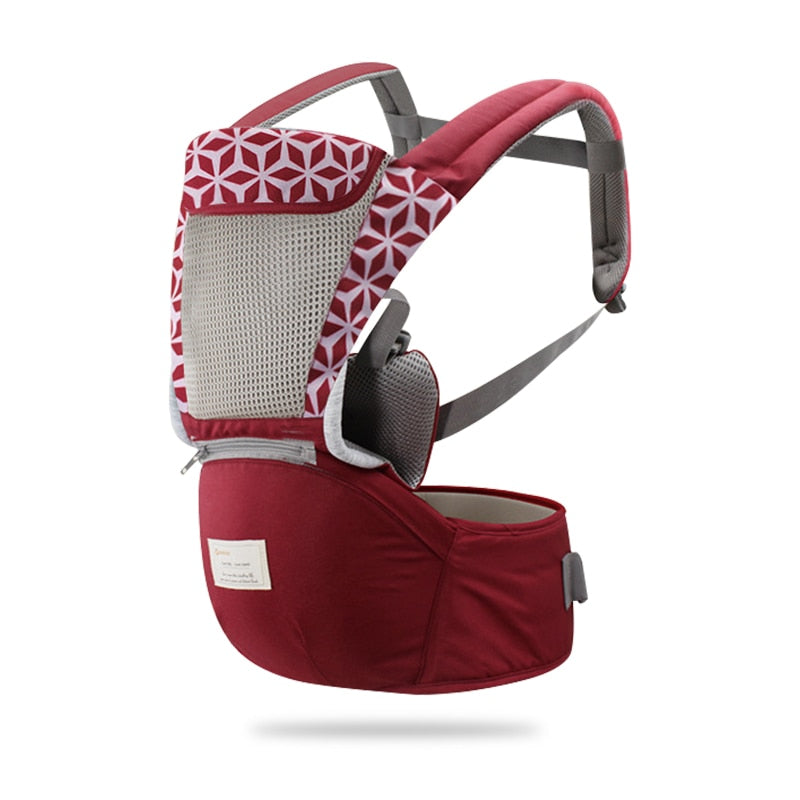 Breathable Baby Carrier Sling with Hip Seat - All Day Comfort