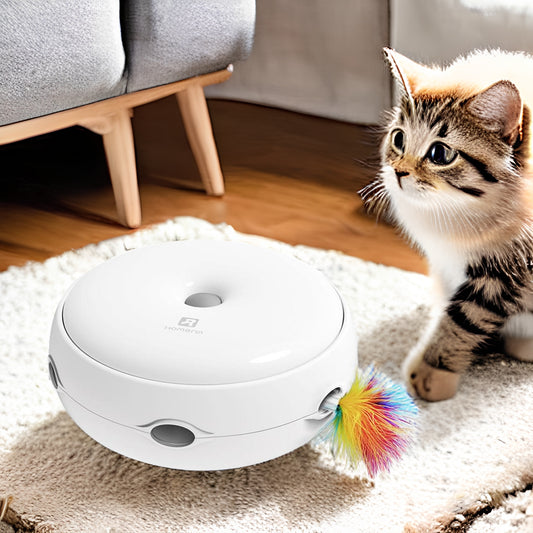 Interactive Electric Cat Toy - Keep your feline friend entertained and active with this automatic rotating mouse teaser