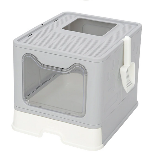Large Kitty Litter Box - Ideal for multiple cats or large breeds